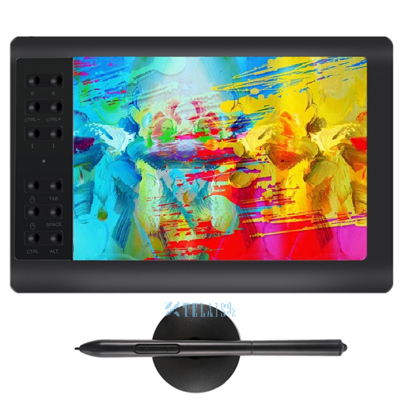 Digital Drawing Tablet with 10x6 inch Screen, Graphics tablet, 12 Shortkey NEW