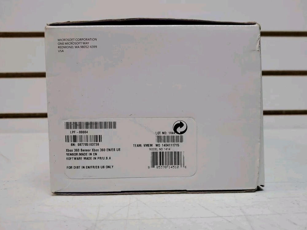 Microsoft Xbox 360 Kinect Sensor in Box w/Kinect Adventures - Tested *READ*