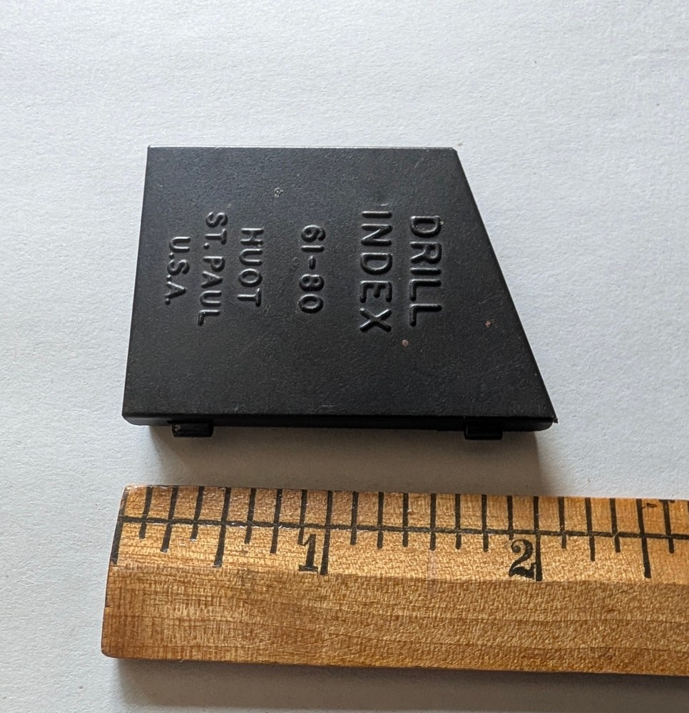 Huot Drill Index 61-80 with several Mini Drill Bits