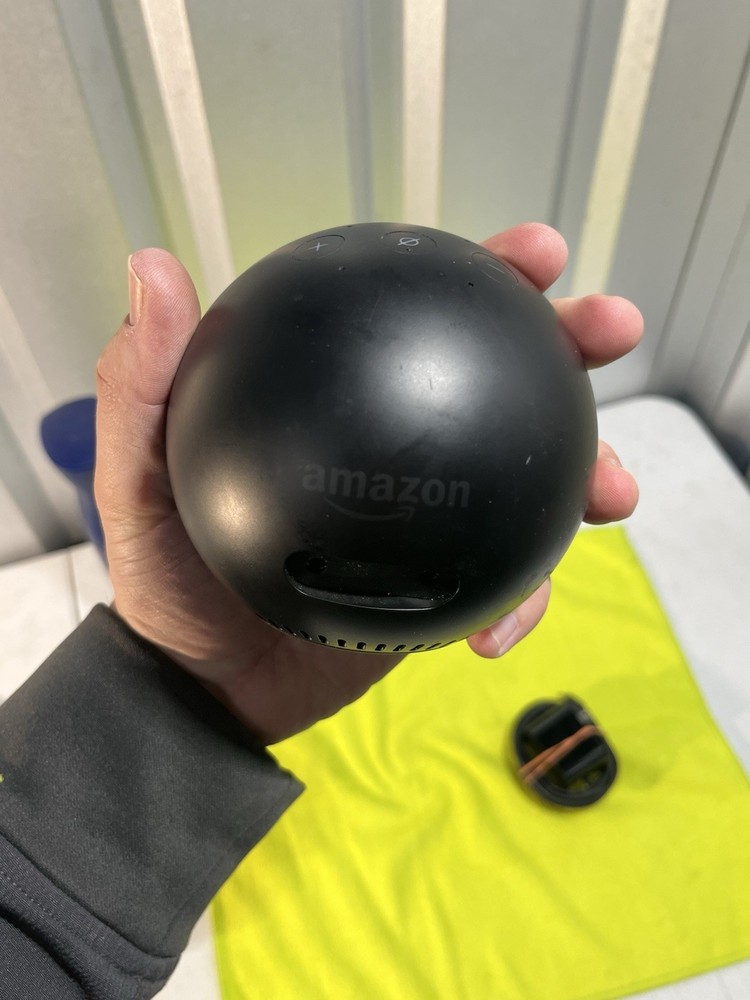 Amazon Echo Spot Smart Display Alexa Black Works Tested