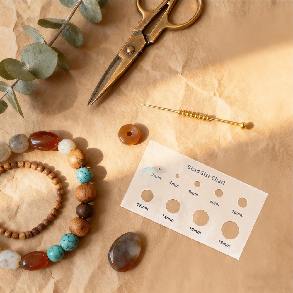 Bead Measuring Tool for Round Objects Reference Guide Measurement