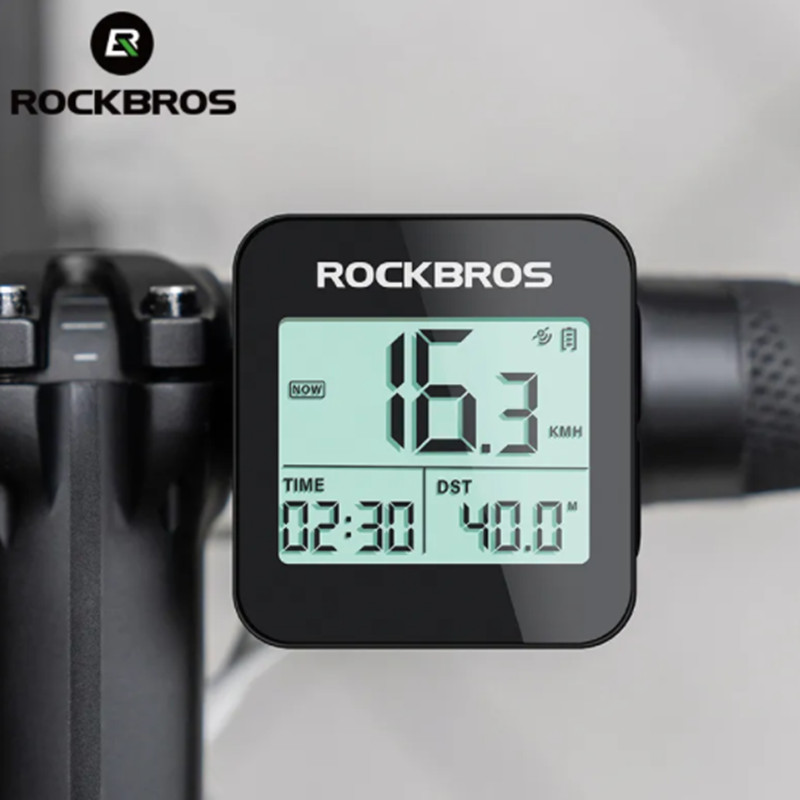 ROCKBROS Bike Computer GPS Speedometer Waterproof Bicycle Stopwatch Odometer