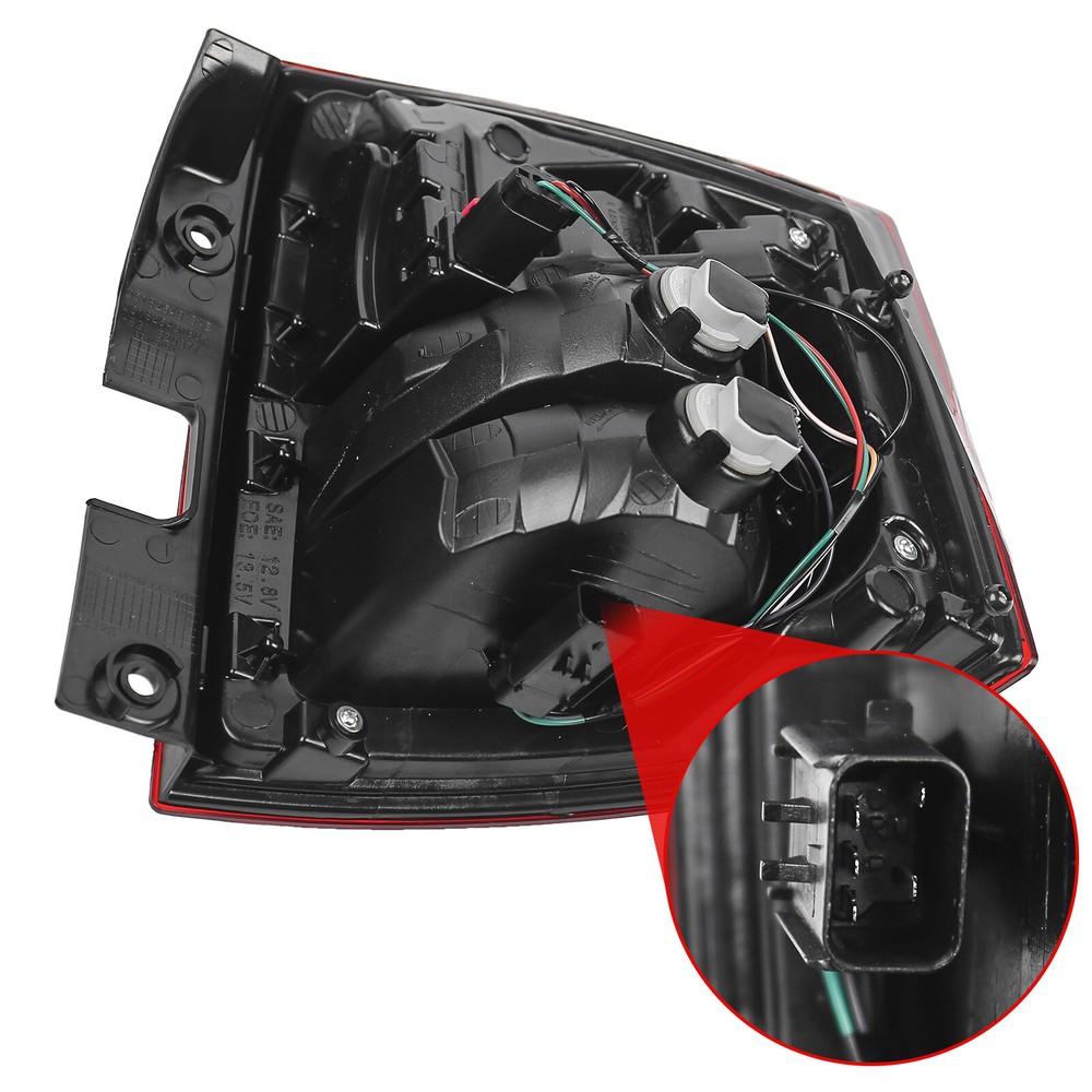 For Jeep Compass 2014-2017 LED Rear Tail Light Lamp Driver Left Bulb Assembly