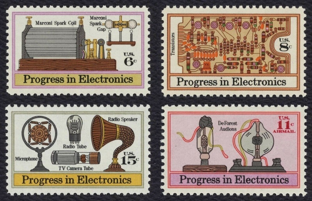 Progress in Electronics-Inventors and Inventions Stamps