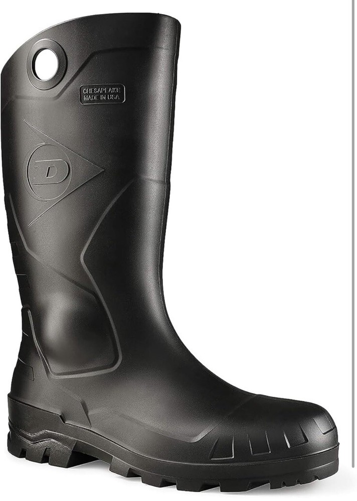 Dunlop Protective Footwear, Chesapeake plain toe Black Amazon Size 12