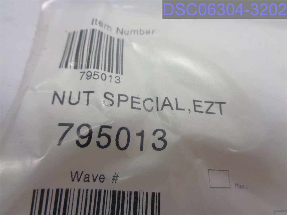 Qty=2: Nut Special; EZT #795013
