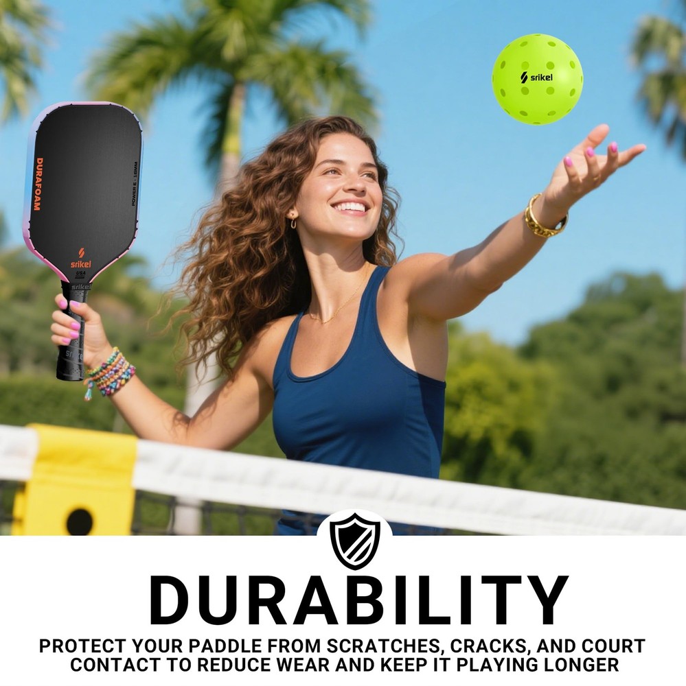 Pickleball Edge Guard Tape 3Pack for 19MM20MM Rackets, Easy Application