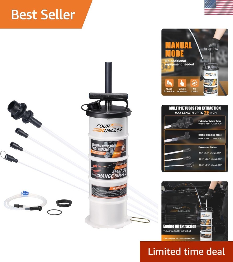 6.5L Automotive Vacuum Fluid Extractor Pump
