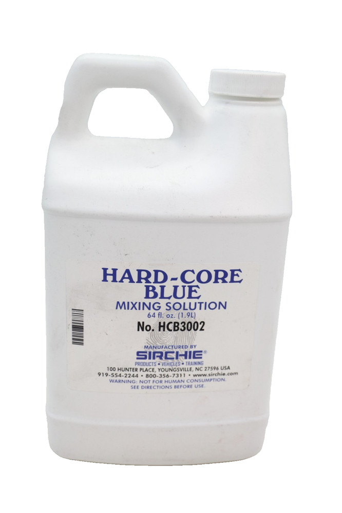 Sirchie HCB3002 Hard-Core Blue 64 oz Mixing Solution | CSI Forensic Casting
