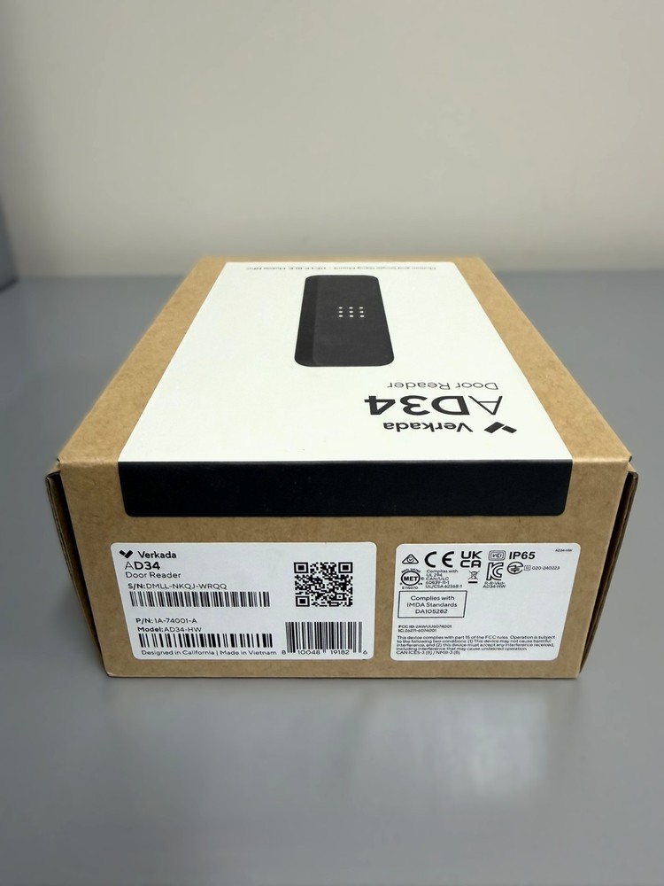 Verkada Door Reader - AD34 Black