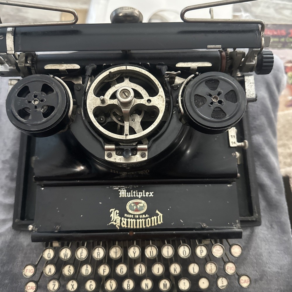 Hammond Multiplex Folding Typewriter Model 26 1920 Very Rare & Very Nice Cond