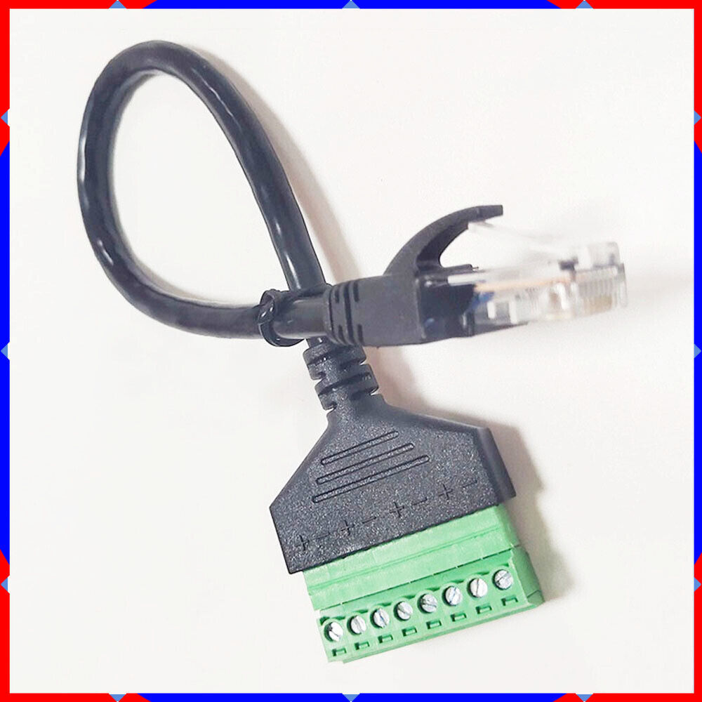 Network RJ45 Solderless fixed wiring terminal Network router extension cable PC