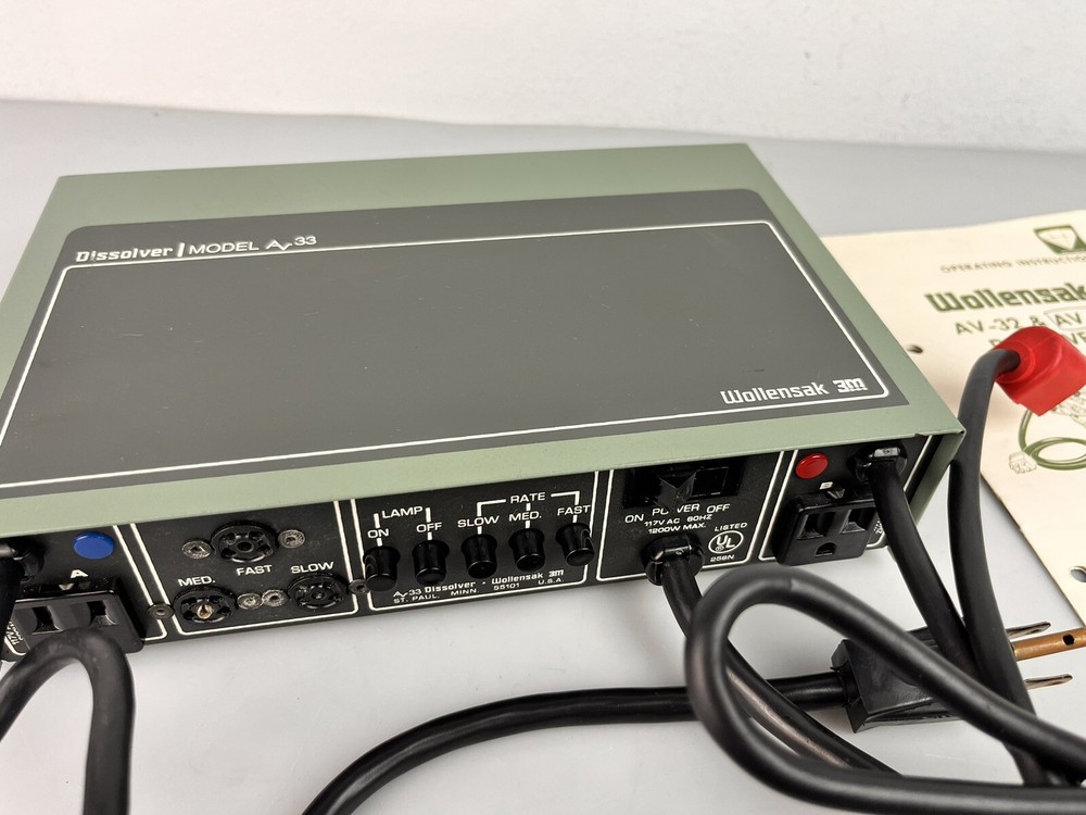 Wollensak 3M Dissolver Model AV33