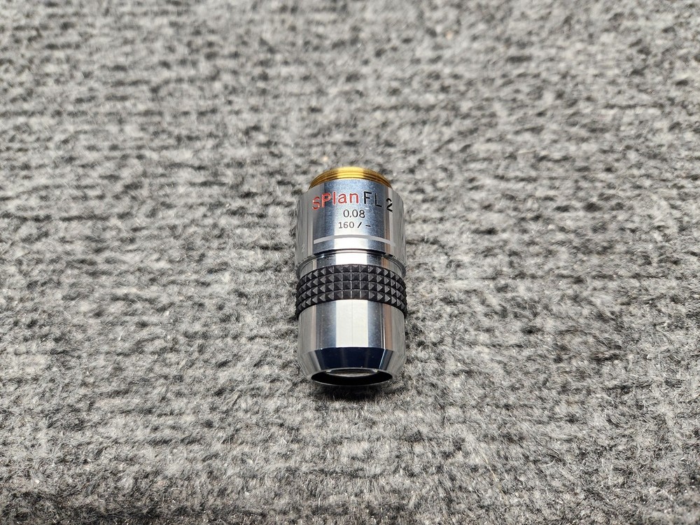 Olympus 109396 2 SPlan FL2 0.08 160/~ Microscope Objective Lens