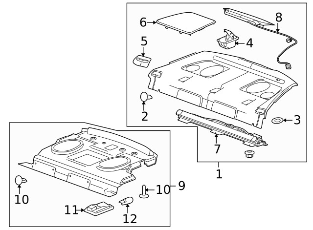 Genuine GM Lower Cover 90921264