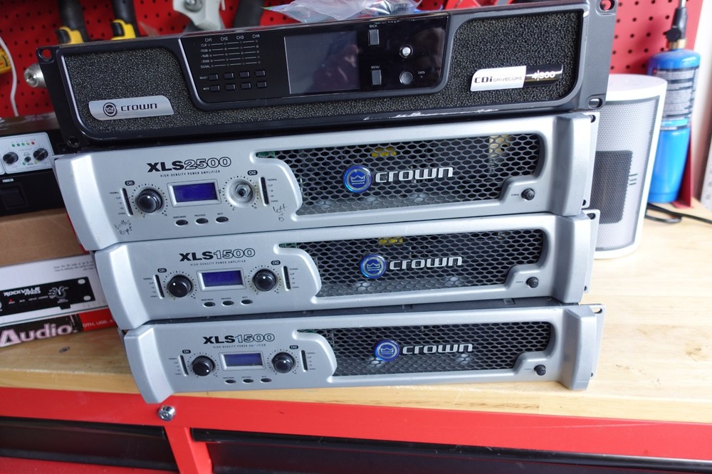 CROWN Rack Mount DSP Amplifier PIONEER DJ Controller STANDS Rolling RACK & MORE