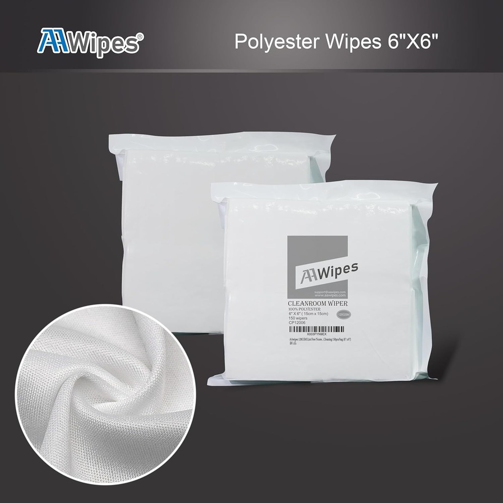 AAwipes Double Knit 100% Polyester Wipers Light Weight Version choose size 150Pc