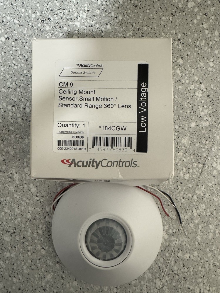 Dependable Direct Lutron Acuity Controls PIR Motion Sensors Combo Complete