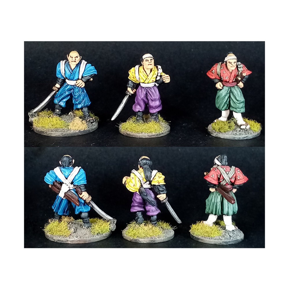 Dixon Samurai Mini 28mm Ronin w/Katana Pack New
