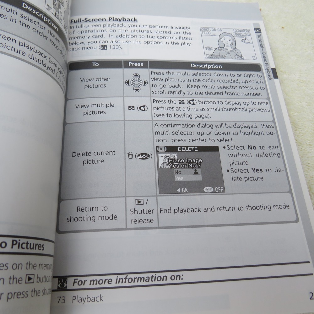 Nikon CoolPix 4500 Digital Camera User Guide Instruction Manual - Used