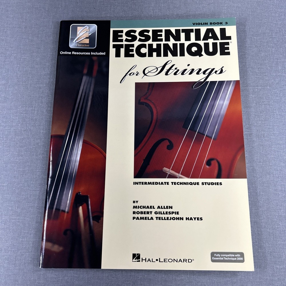 Essential Technique for Strings Violin Book 3 ~ 2004 Workbook