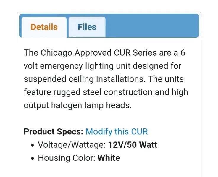 Commercial Emergency Light LED Exit Lighting Fixture Backup Battery