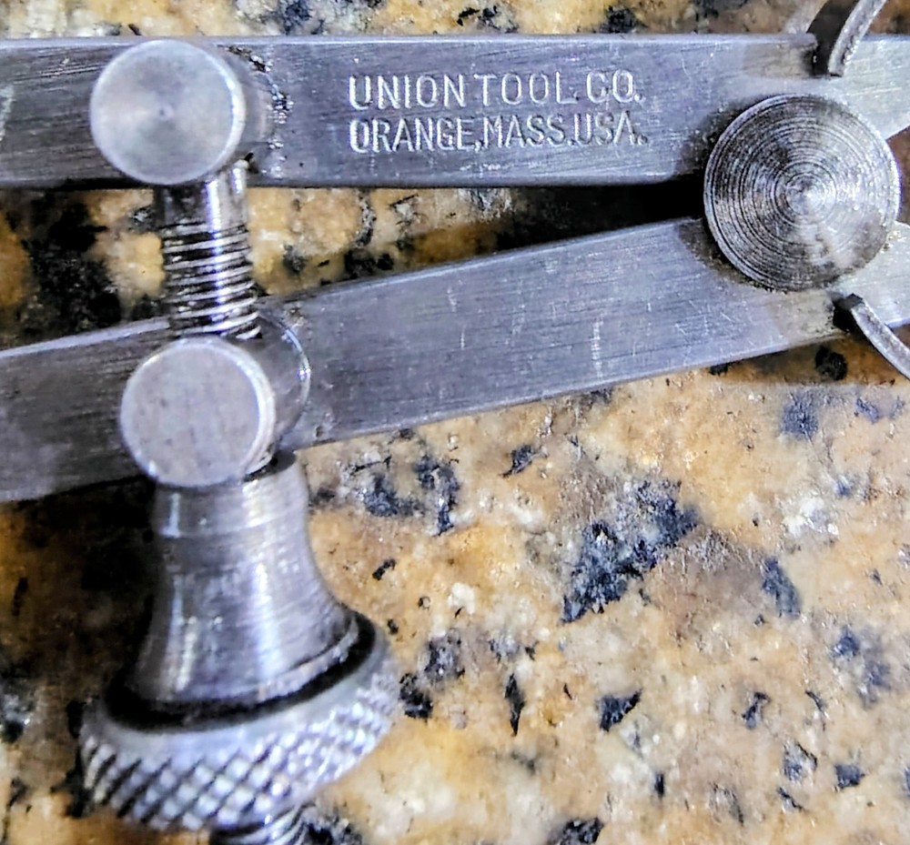🗽 VINTAGE UNION TOOL 4" DIVIDER MACHINIST/TOOLMAKER