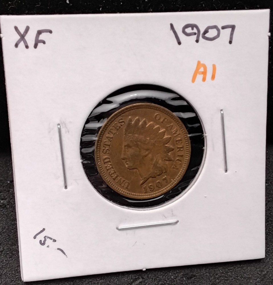 1907 INDIAN HEAD CENT- XF - A1