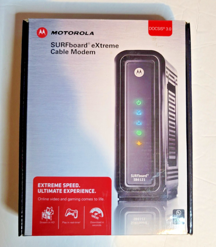 Motorola SURFboard eXtreme Cable Modem SB6121 Tested