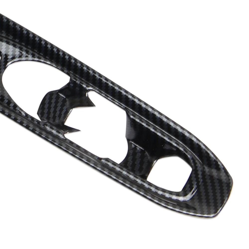 Carbon Style Gear Shift Panel Cup Holder Cover Trims Kit for Chevy Corvette C8