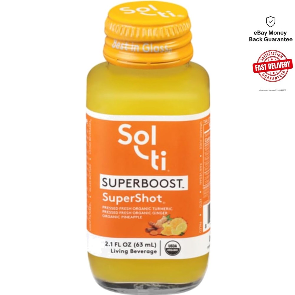 Nutritious Cold-Pressed Juice Blend - Superboost Flavor, 12 Pack, 2.1 oz Bottles
