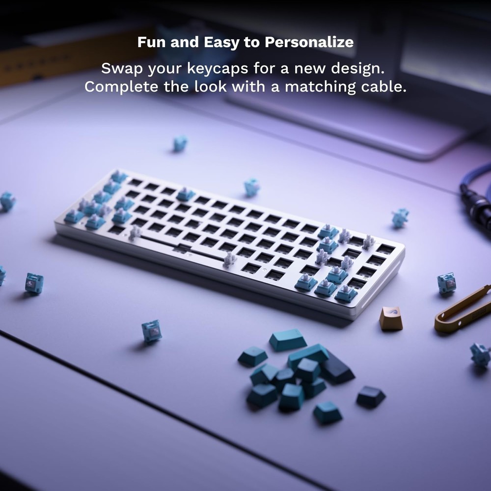 GLORIOUS Gaming GMMK 2 Compact 65% Barebones (Frame Only) - Mechanical Gaming...