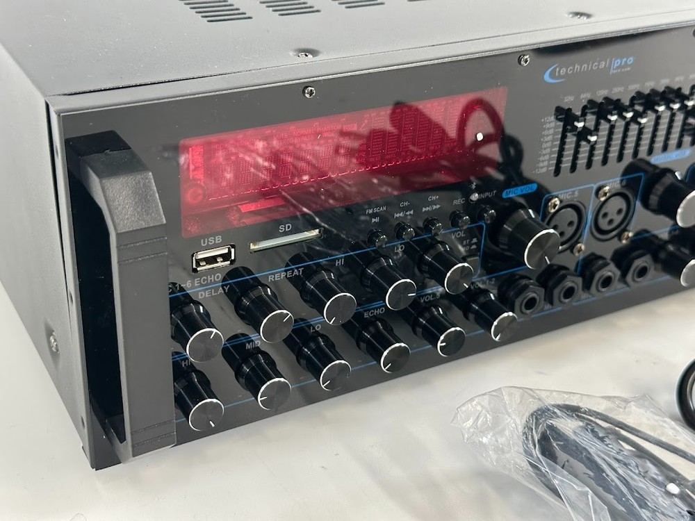 Technical Pro 2000 Watts Professional Mixer and Amplifier