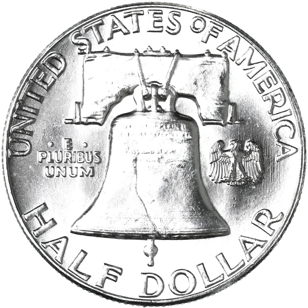 1959 (P) Franklin Half Dollar 90% Silver BU