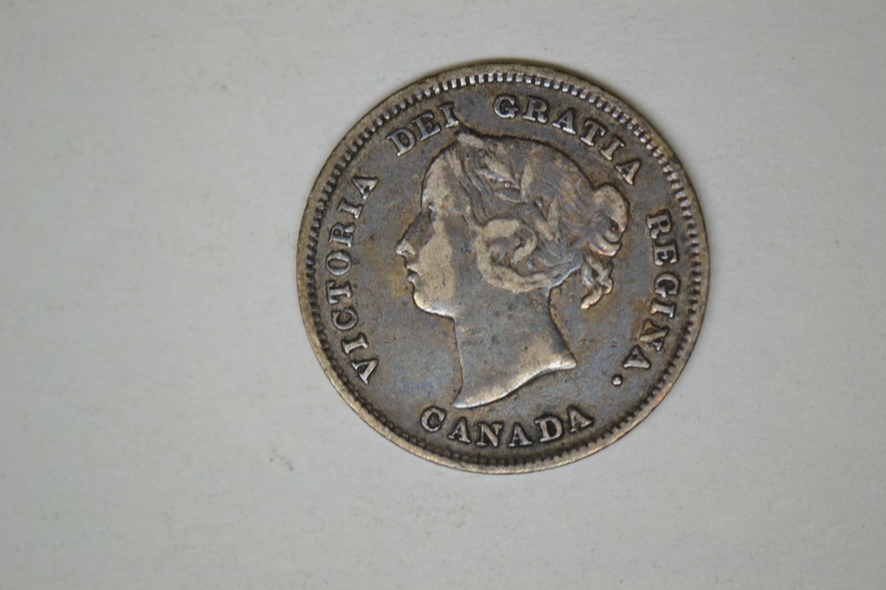 Canada: 1886 5 Cents- Nice original Extremely Fine