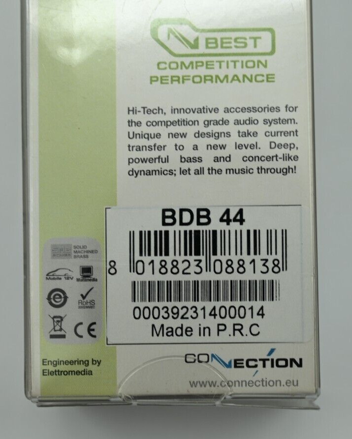 Connection by Audison BDB-44 Modular Distribution Block New