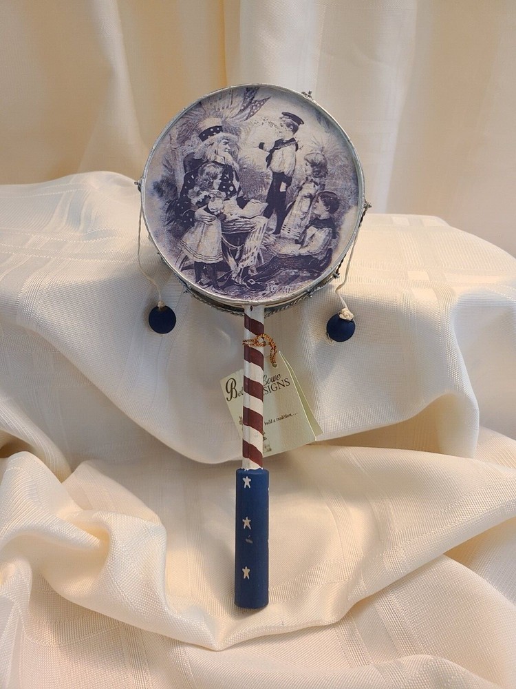 Bethany Lowe Americana- Liberty Drum Rattle, NWT
