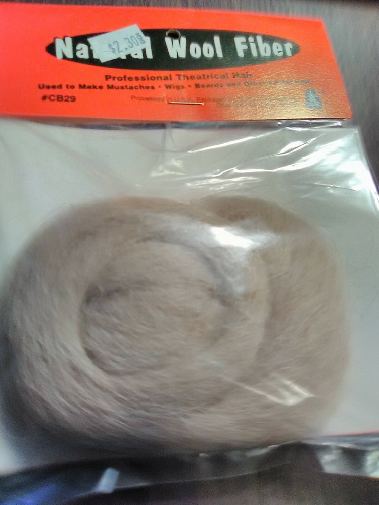 Morris~Natural Wool Fiber (Real)