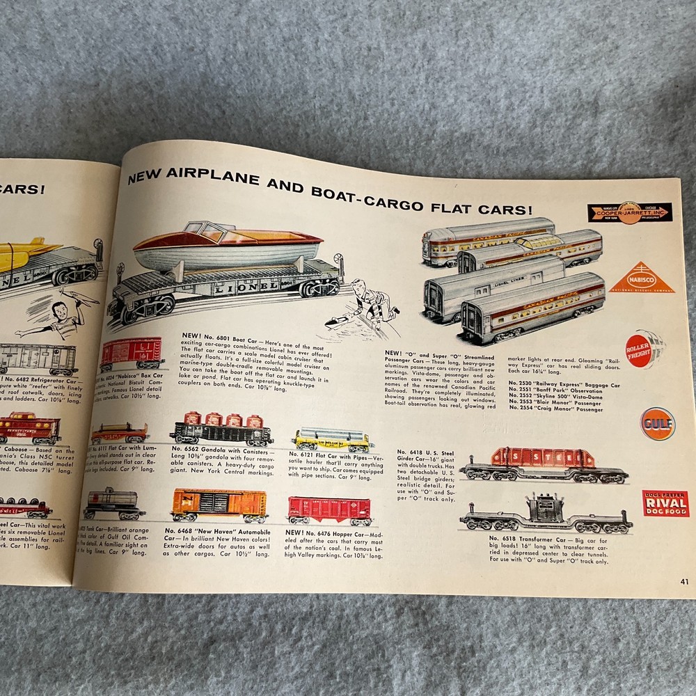 Original 1957 Lionel Catalog 51 Pages - Great Condition