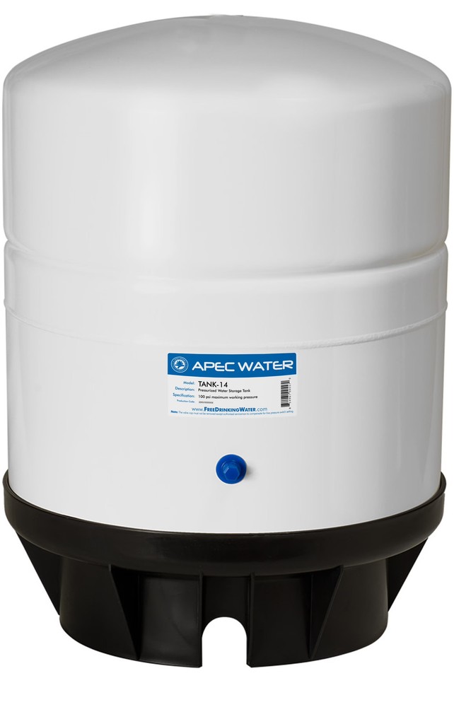 14 Gallon Pre-Pressurized Reverse Osmosis Water Storage Tank Large Capacity