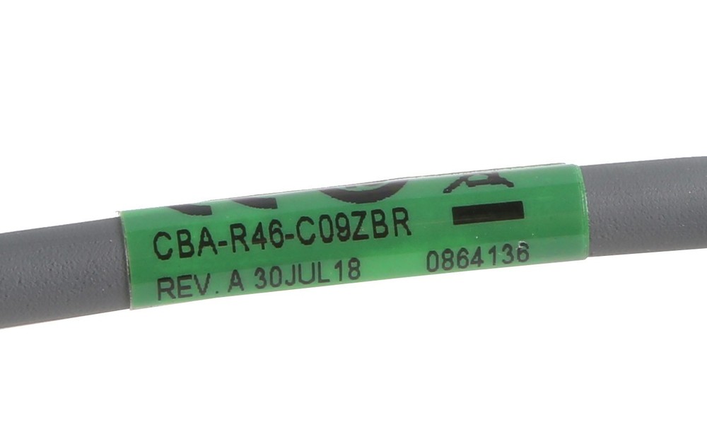 RS232 Cable; DB9F, Coiled, 9ft, Dark Grey (New)