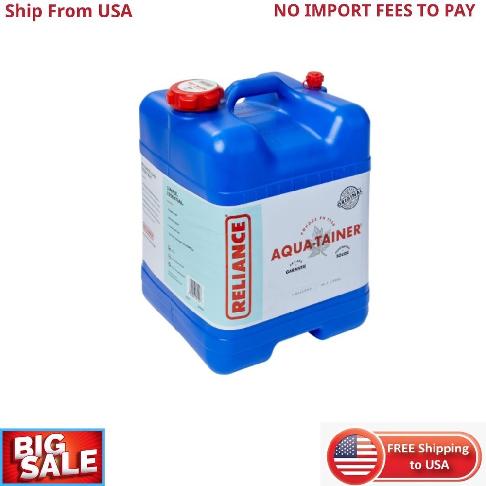 Reliance Aqua-Tainer Water Container 7 Gallon New