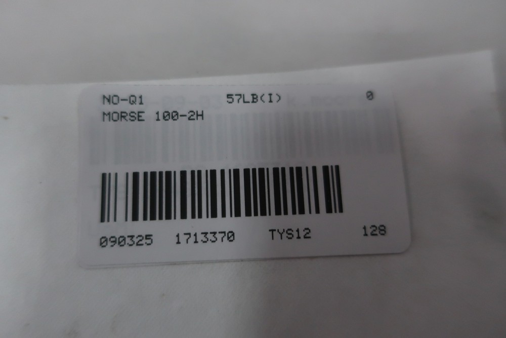 Morse 100-2H Double Roller Chain 10ft