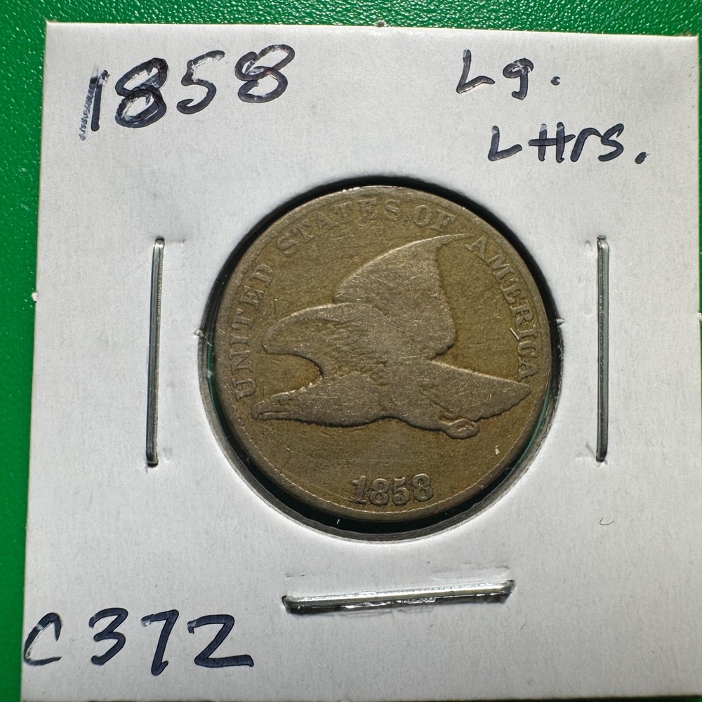 1858 Flying Eagle Cent Large Letters C372