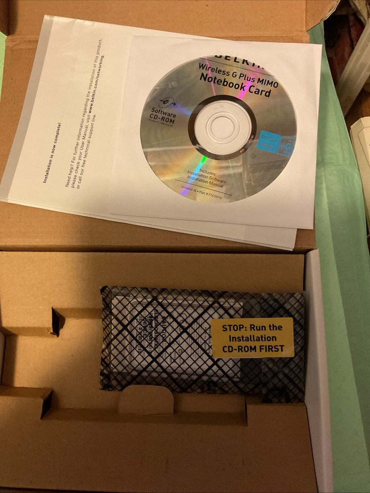 Bellingham Wireless G Plus Mimi Notebook Card