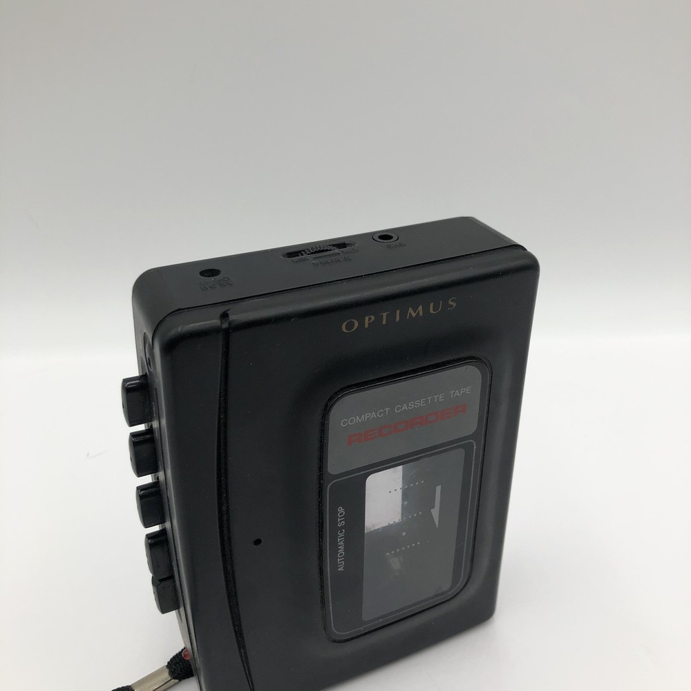 Optimus Compact Cassette Recorder Tested and Works Vintage, CTR-105