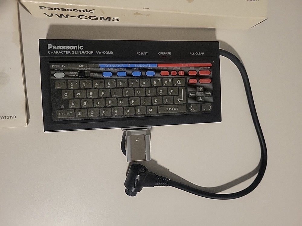 PANASONIC VW-CGM5 CHARACTER GENERATOR