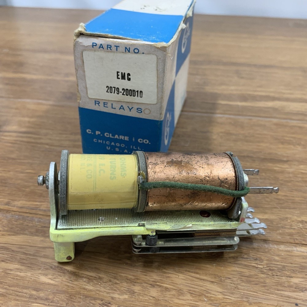 CP clare emc 2079-200d10 relay NOS W/ Box