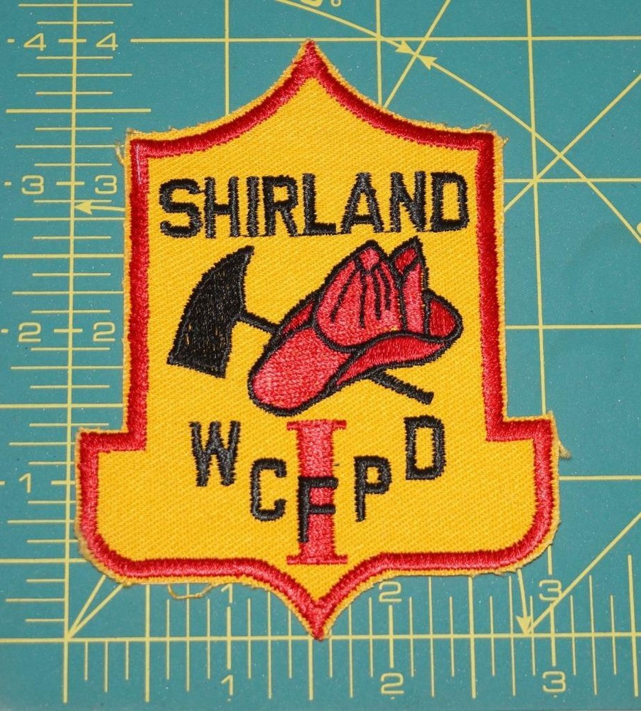 SHIRLAND WCFPD Fire Dept FIRE DEPARTMENT PATCH (0138)