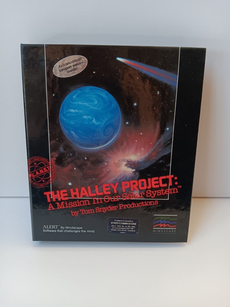 Commodore 64 The Halley Project Mission In Solar System Software Tested/Works